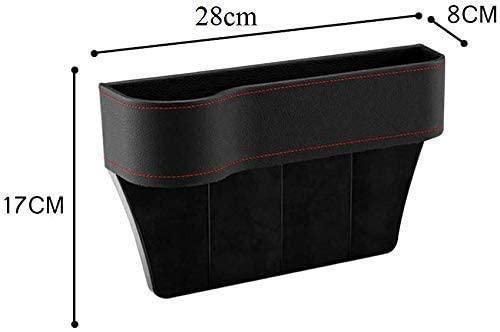 Seat Pockets PU Leather Car Console Side Organizer Pack of 1